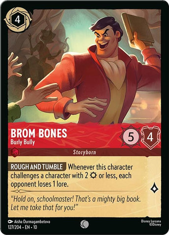 Image for Brom Bones - Burly Bully (127/204) (Whispers in the Well) - Disney Lorcana