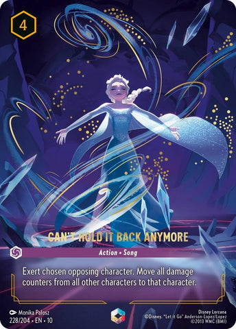 Image for Can't Hold It Back Anymore (Enchanted) (228/204) (Whispers in the Well) - Disney Lorcana