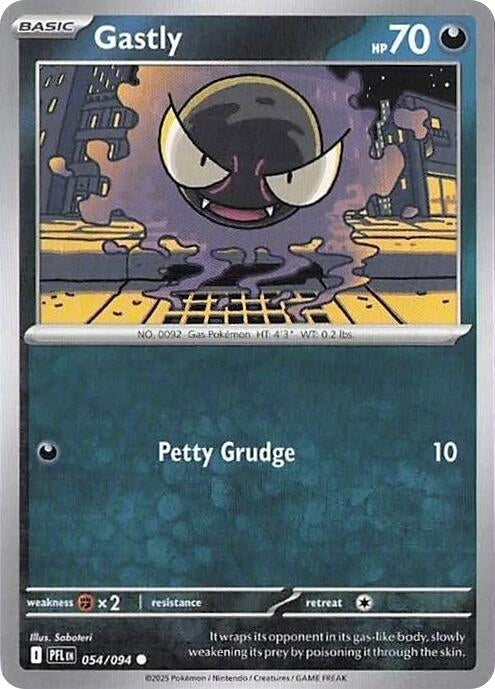Image for Ghastly (054/094) (ME02: Phantasmal Flames) - Pokemon