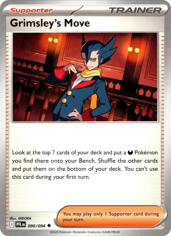 Image for Grimsley's Move (090/094) (ME02: Phantasmal Flames) - Pokemon