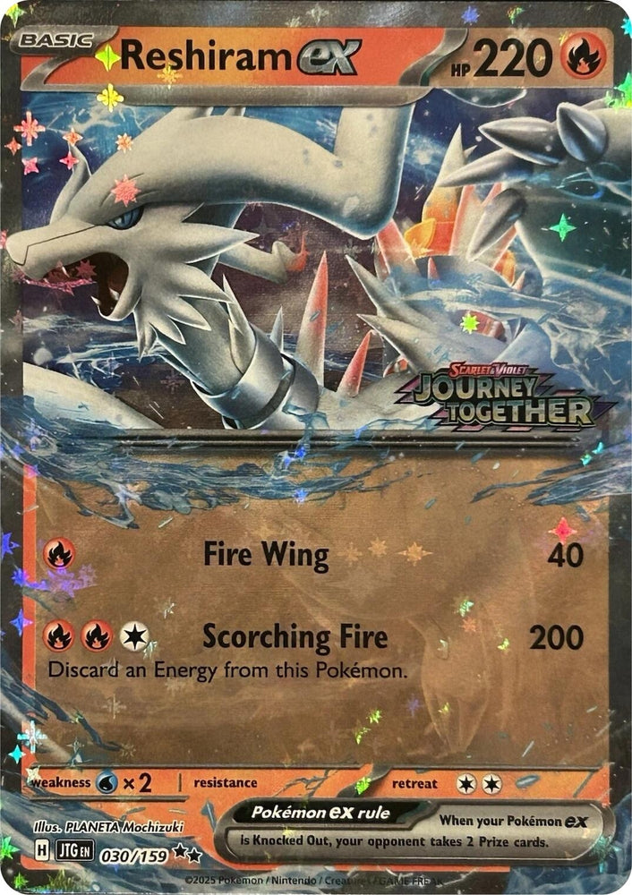 Image for Reshiram ex (Journey Together Stamped) (030/159) - Pokemon