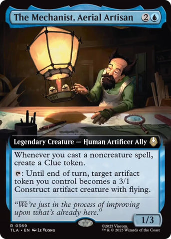 Image for The Mechanist, Aerial Artisan (Extended Art) (369) (Avatar: The Last Airbender) - Magic: The Gathering