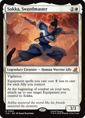 Image for Sokka, Swordmaster (83) (Avatar: The Last Airbender: Eternal-Legal) - Magic: The Gathering
