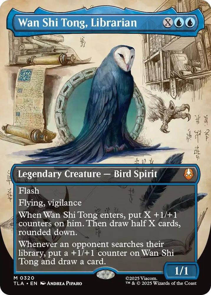 Image for Wan Shi Tong, Librarian (Borderless) (320) (Avatar: The Last Airbender) - Magic: The Gathering