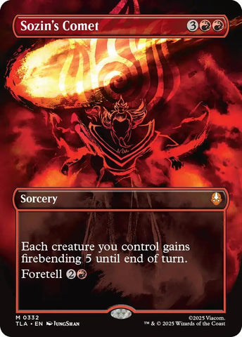 Image for Sozin's Comet (0332) (Borderless) (332) (Avatar: The Last Airbender) - Magic: The Gathering