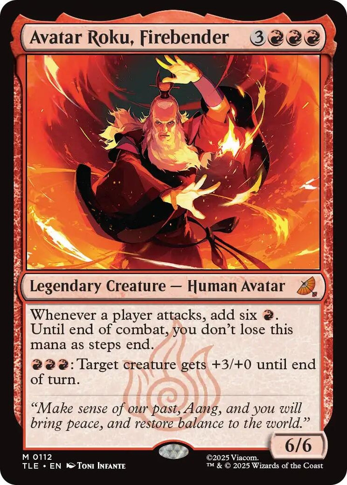 Image for Avatar Roku, Firebender (112) (Avatar: The Last Airbender: Eternal-Legal) - Magic: The Gathering