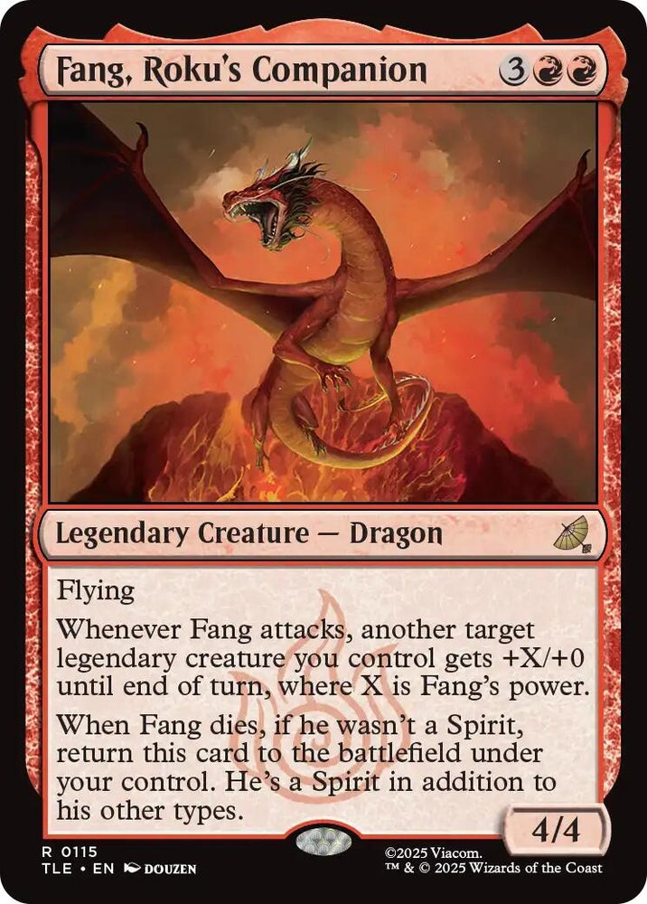 Image for Fang, Roku's Companion (115) (Avatar: The Last Airbender: Eternal-Legal) - Magic: The Gathering