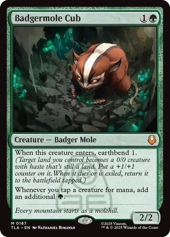 Image for Badgermole Cub (167) (Avatar: The Last Airbender) - Magic: The Gathering