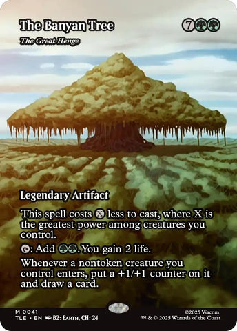 Image for The Banyan Tree - The Great Henge (Borderless) (41) (Avatar: The Last Airbender: Eternal-Legal) - Magic: The Gathering