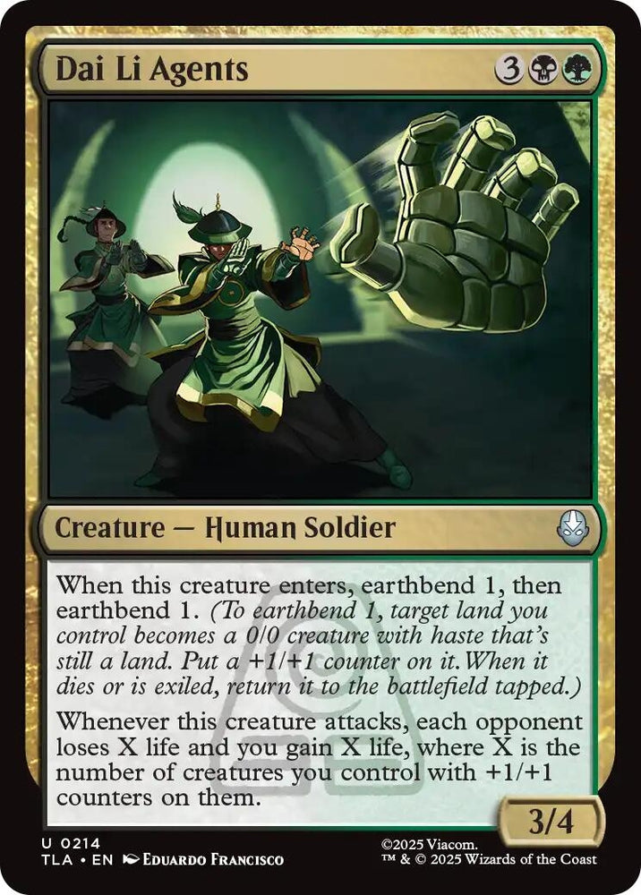 Image for Dai Li Agents (214) (Avatar: The Last Airbender) - Magic: The Gathering