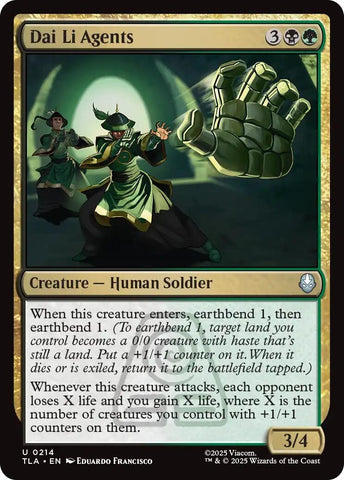 Image for Dai Li Agents (214) (Avatar: The Last Airbender) - Magic: The Gathering