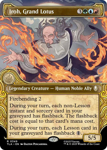 Image for Iroh, Grand Lotus (Showcase) (349) (Avatar: The Last Airbender) - Magic: The Gathering