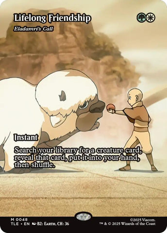 Image for Lifelong Friendship - Eladamri's Call (Borderless) (48) (Avatar: The Last Airbender: Eternal-Legal) - Magic: The Gathering
