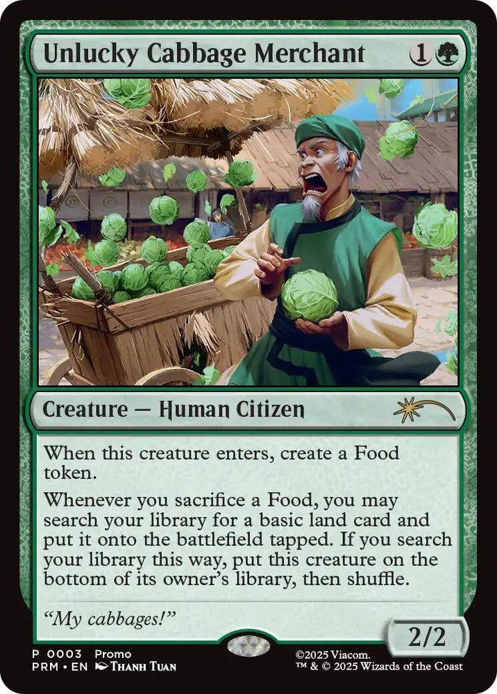 Image for Unlucky Cabbage Merchant (3) - Magic: The Gathering