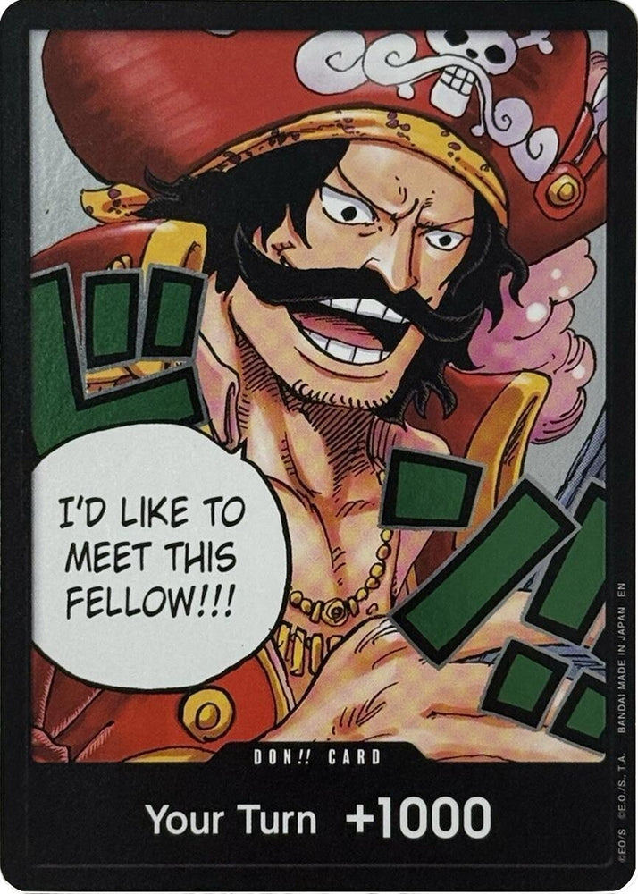Image for DON!! Card (Gol.D.Roger) (Carrying On His Will) - One Piece Card Game