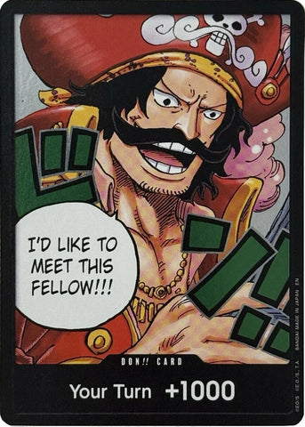 Image for DON!! Card (Gol.D.Roger) (Carrying On His Will) - One Piece Card Game