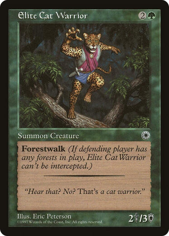 Image for Elite Cat Warrior (Flavor Text) [Portal]
