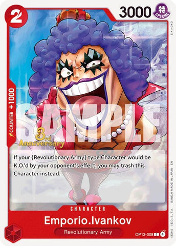 Image for Emporio.Ivankov (OP13-008) - One Piece Card Game