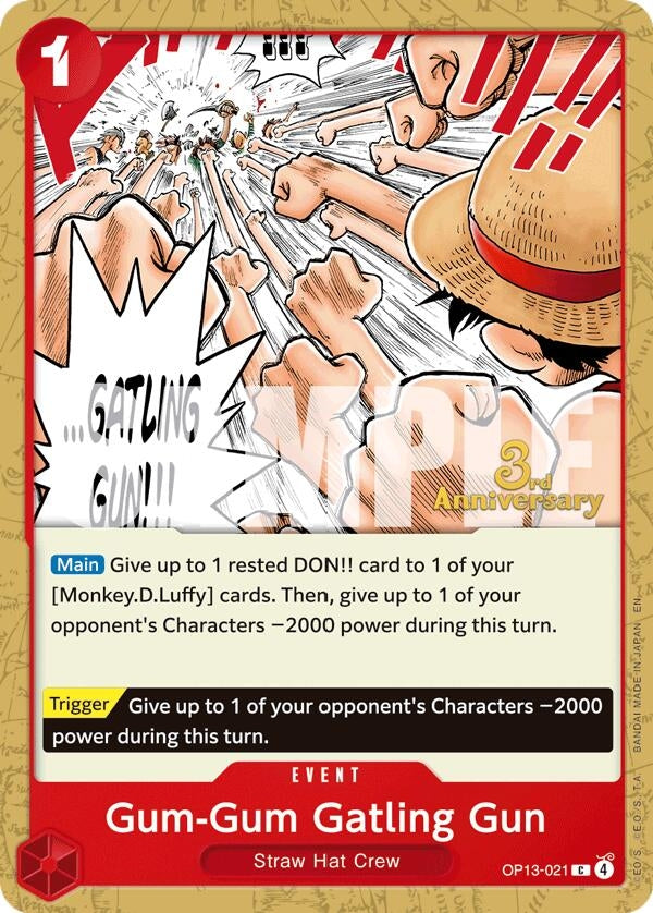 Image for Gum-Gum Gatling Gun (OP13-021) - One Piece Card Game
