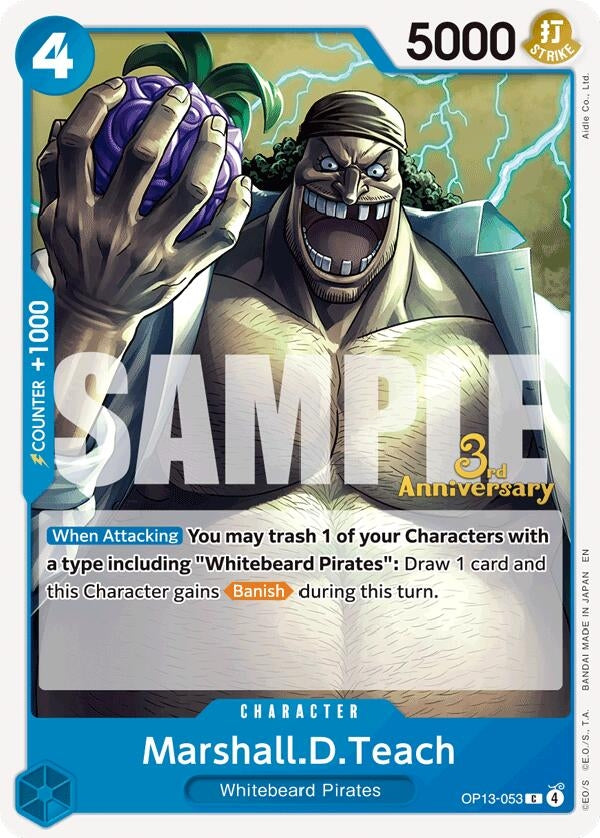 Image for Marshall.D.Teach (OP13-053) - One Piece Card Game