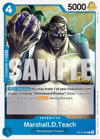 Image for Marshall.D.Teach (OP13-053) - One Piece Card Game