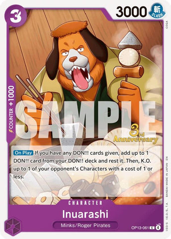 Image for Inuarashi (OP13-061) - One Piece Card Game