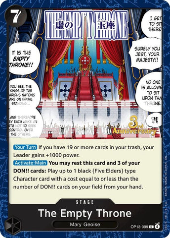 Image for The Empty Throne (OP13-099) - One Piece Card Game