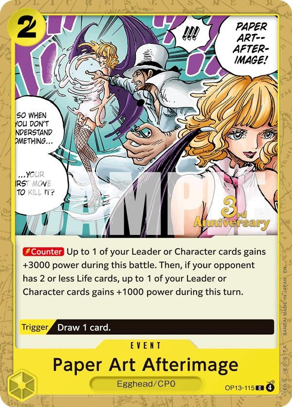 Image for Paper Art Afterimage (OP13-115) - One Piece Card Game