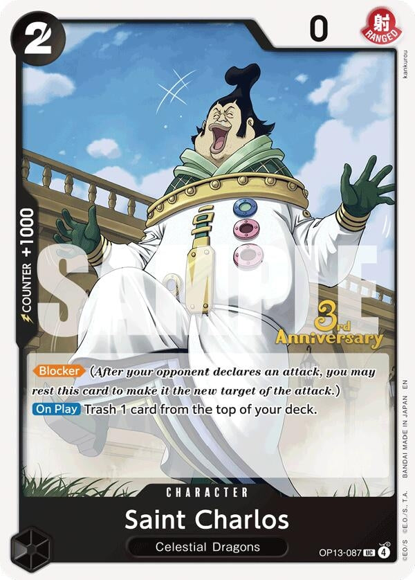Image for Saint Charlos (OP13-087) - One Piece Card Game