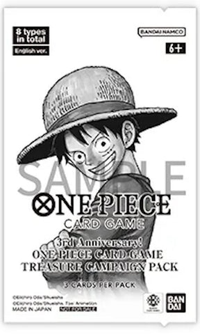 Image for 3rd Anniversary One Piece Card Game Treasure Campaign Pack - One Piece Card Game