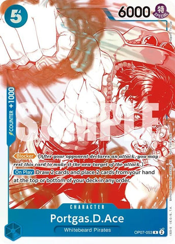 Image for Portgas.D.Ace - OP07-053 (3rd Anniversary Treasure Campaign Pack) (OP07-053) - One Piece Card Game