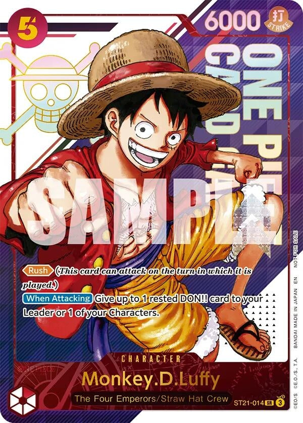 Image for Monkey.D.Luffy - ST21-014 (3rd Anniversary Treasure Campaign Pack) (ST21-014) - One Piece Card Game