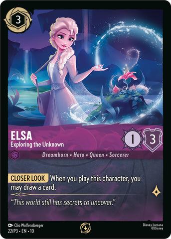 Image for Elsa - Exploring the Unknown (22) - Disney Lorcana