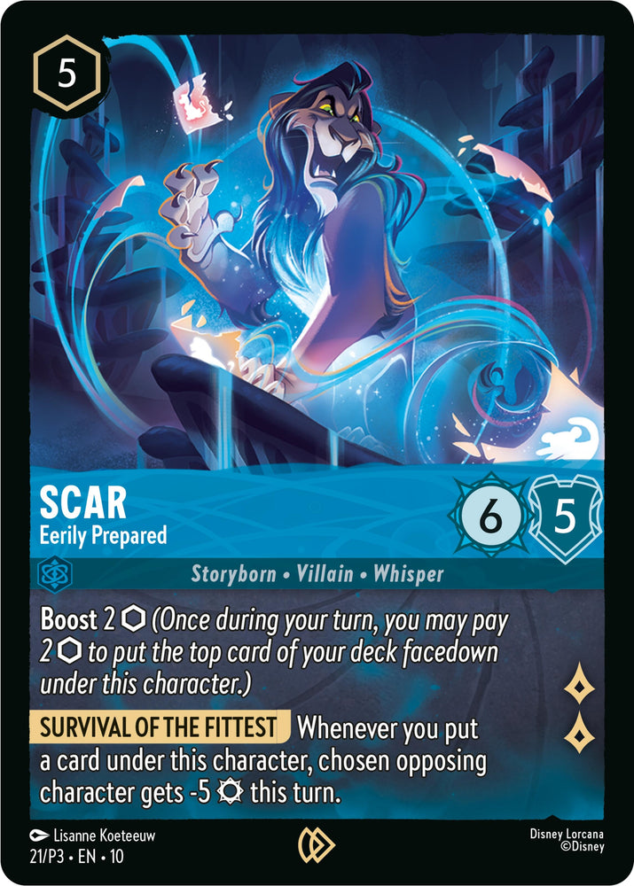 Image for Scar - Eerily Prepared (21) - Disney Lorcana