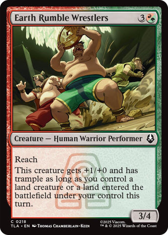 Image for Earth Rumble Wrestlers (218) (Avatar: The Last Airbender) - Magic: The Gathering