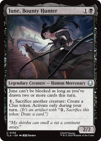 Image for June, Bounty Hunter (106) (Avatar: The Last Airbender) - Magic: The Gathering
