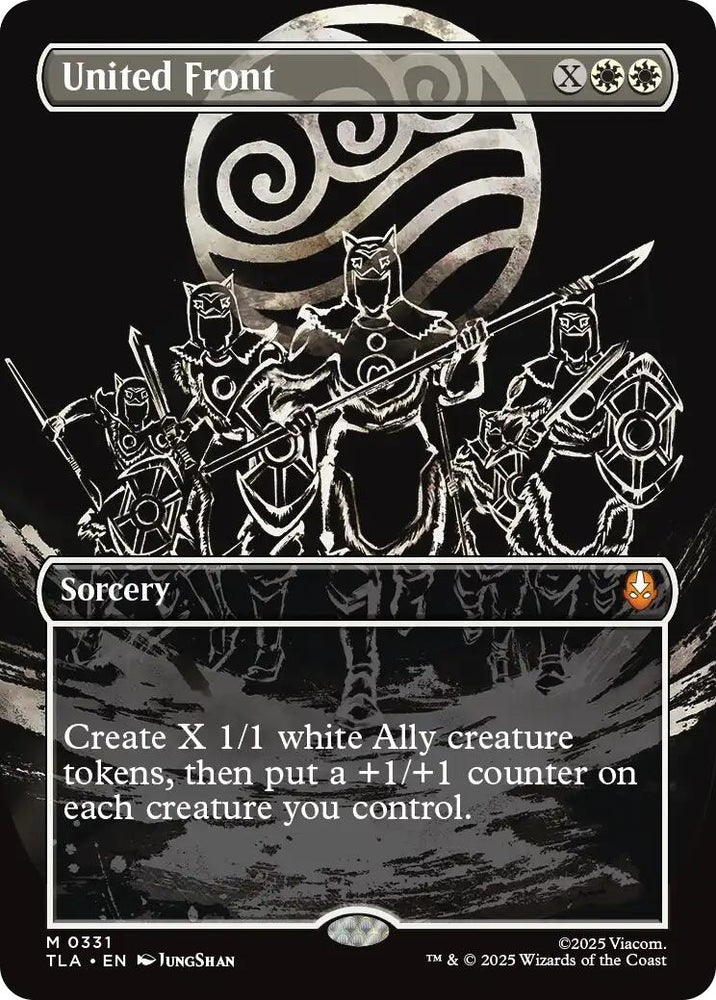 Image for United Front (Borderless) (331) (Avatar: The Last Airbender) - Magic: The Gathering