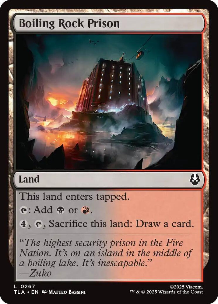 Image for Boiling Rock Prison (267) (Avatar: The Last Airbender) - Magic: The Gathering