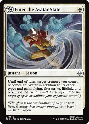 Image for Enter the Avatar State (18) (Avatar: The Last Airbender) - Magic: The Gathering