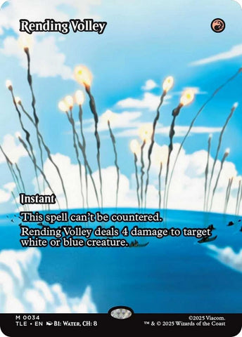 Image for Rending Volley (Borderless) (34) (Avatar: The Last Airbender: Eternal-Legal) - Magic: The Gathering