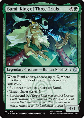Image for Bumi, King of Three Trials (169) (Avatar: The Last Airbender) - Magic: The Gathering