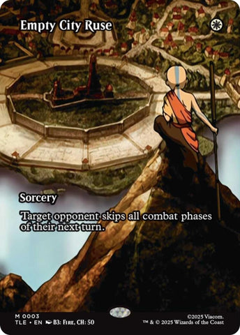 Image for Empty City Ruse (Borderless) (3) (Avatar: The Last Airbender: Eternal-Legal) - Magic: The Gathering