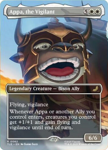 Image for Appa, the Vigilant (Borderless) (62) (Avatar: The Last Airbender: Eternal-Legal) - Magic: The Gathering