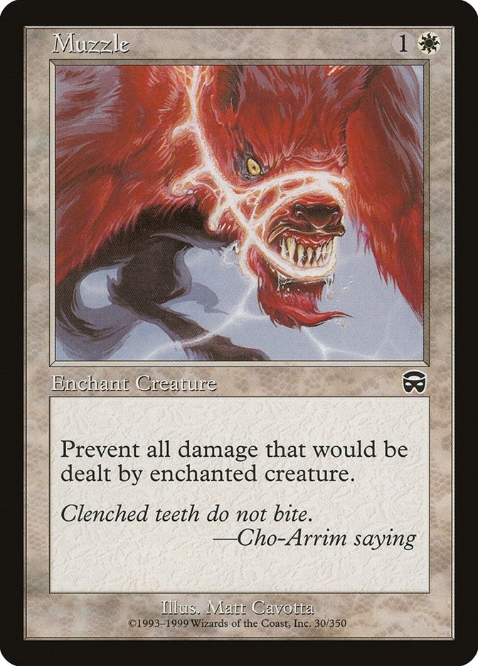 Image for Muzzle (30) [Mercadian Masques]