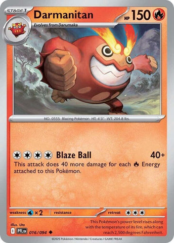 Darmanitan (016/094) (ME02: Phantasmal Flames)