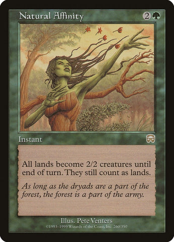 Image for Natural Affinity (260) [Mercadian Masques]