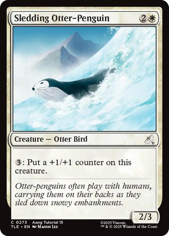 Image for Sledding Otter-Penguin (0273) (273) (Avatar: The Last Airbender: Eternal-Legal) - Magic: The Gathering