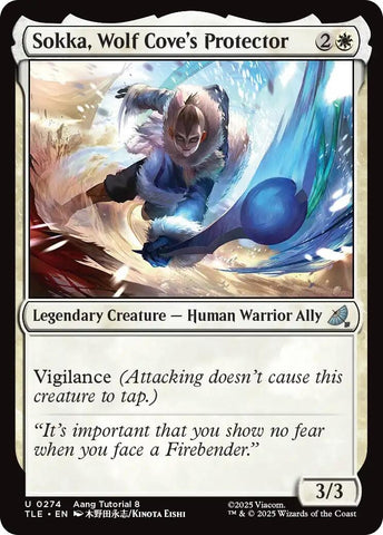 Image for Sokka, Wolf Cove's Protector (0274) (274) (Avatar: The Last Airbender: Eternal-Legal) - Magic: The Gathering