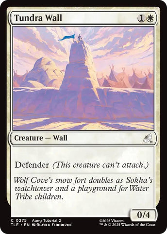 Image for Tundra Wall (0275) (275) (Avatar: The Last Airbender: Eternal-Legal) - Magic: The Gathering