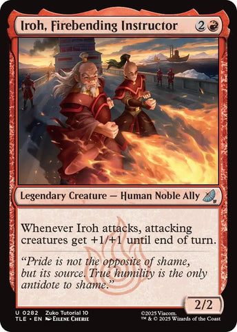 Image for Iroh, Firebending Instructor (0282) (282) (Avatar: The Last Airbender: Eternal-Legal) - Magic: The Gathering